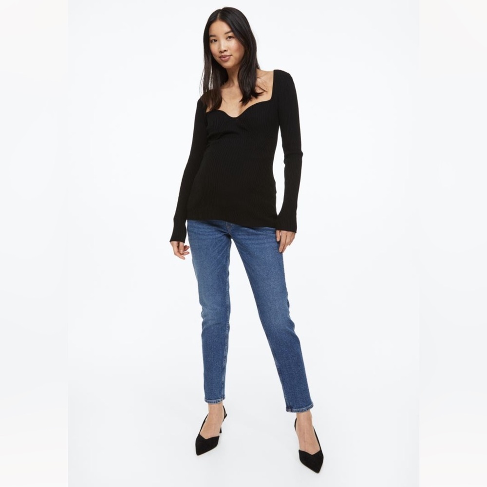 H&M MAMA Slim Ankle Maternity Jeans Size M